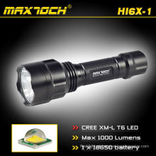 Maxtoch HI6X-1 temperado vidro ultra-fino recarregável Lanterna de caça